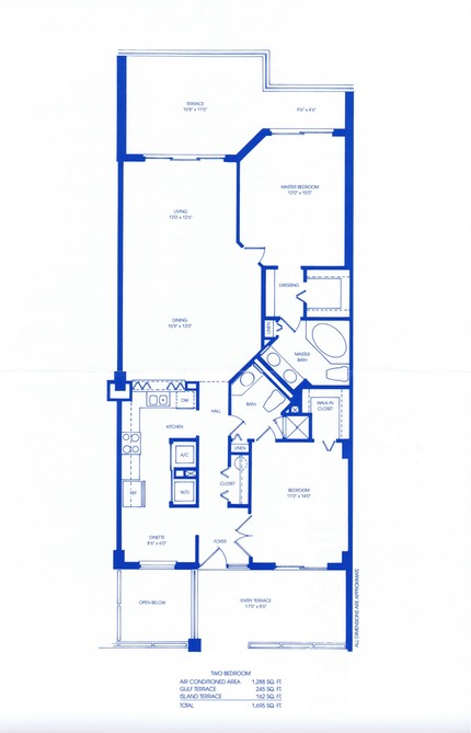 Floor Plan 2 bedrooms
